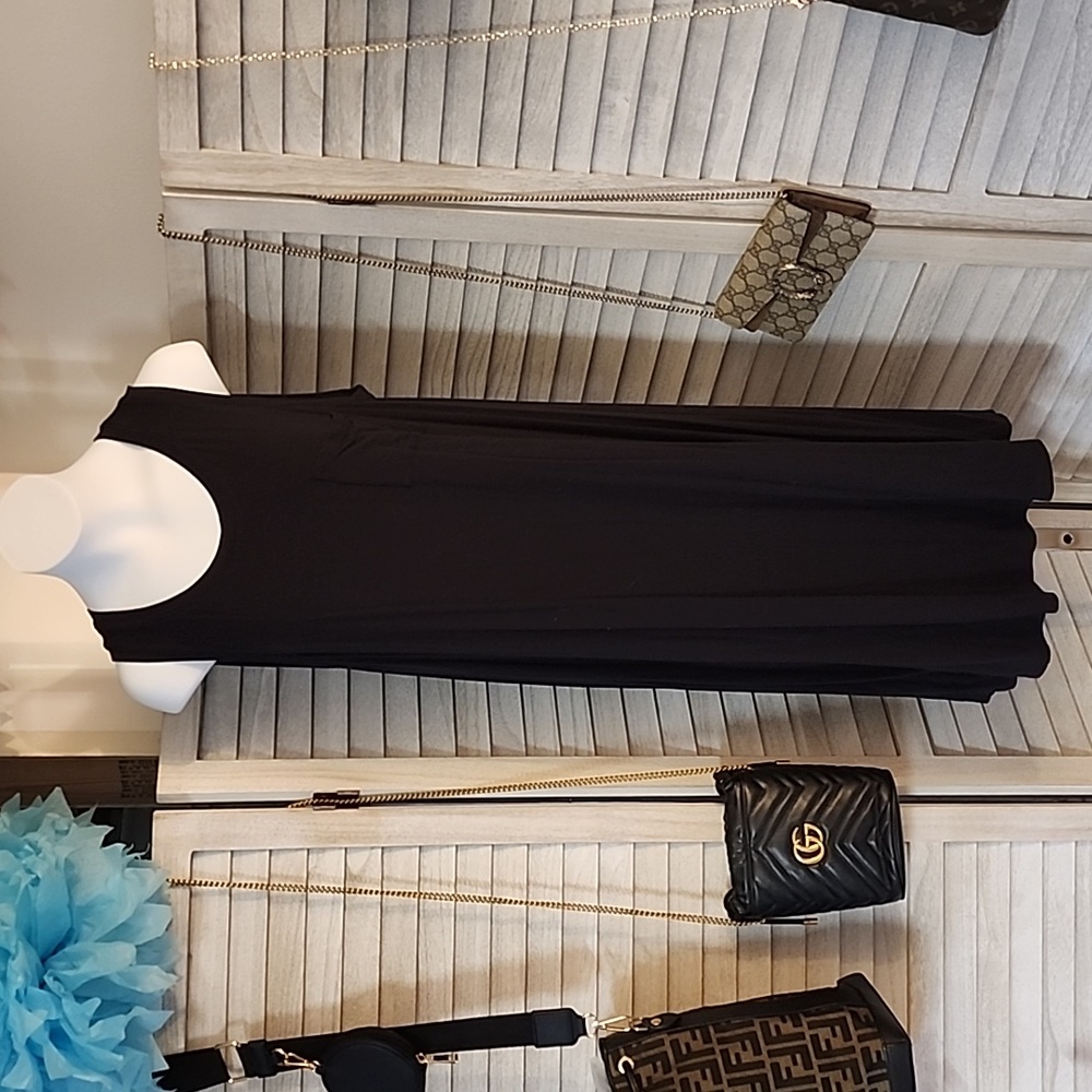 Maurices brand 24/7 little black TShirt dress